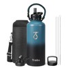 Trebo Water Bottle Insulation 87 oz, Vacuum Stainless Steel Water