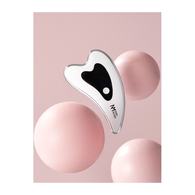 Heart-shaped meridian gua sha lifting facial massager / 하트형 경락