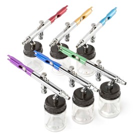 PointZero PZ-12XS Dual-Action Six Airbrush Set w/Carry Case