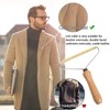 Portable Wool Lint Remover for Clothes,Joylike Wooden Lint Roller Fabic
