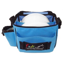 Fade Lite Disc Golf Bag – Compact, Lightweight, and Reliable Storage for New and Casual Players - Shoulder Strap Bag - Night Golf Bag (Sky Blue)