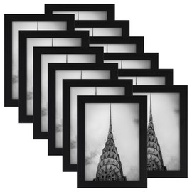 5x7 Picture Frames Black Set of 12 for Wall Gallery Collage Photo Frames or Tabletop Display