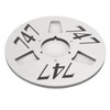 1/4 10.5 Inch Empty Tape Reel 3 Hole Aluminum Alloy
