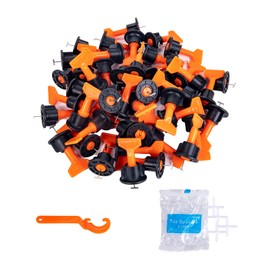 50pcs Tile Leveling System 2mm + 100 Tile spacers 2mm,Tile spacers and levellers,Tile Levelling System with 2mm Tile spacers Floor Tile spacers tiling spacers Tile Spacer,tiling Tools and Accessories