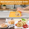 6PCS Silicone Dehydrator Sheets with Edge,Avkast Fruit Leather Trays Compatible
