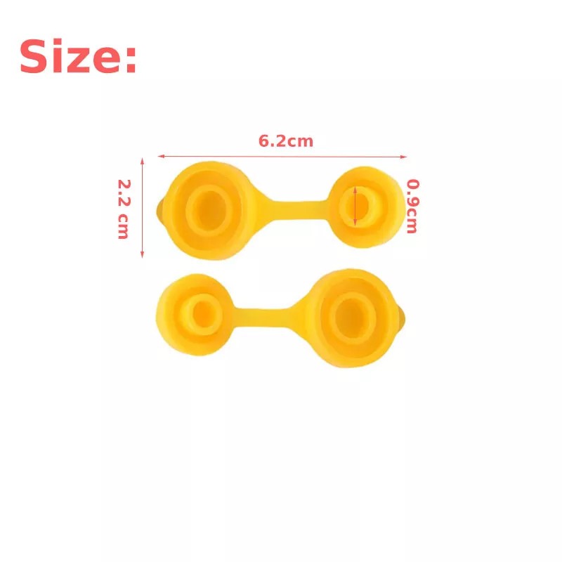 Unbranded 5Pcs Yellow Fuel Gas Can Jug Vent Cap Blitz