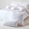 HOMESCAPES White Organic Cotton Pillowcase Standard Size 400TC 600 Thread