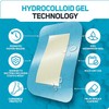 Care Science Fast-Healing Waterproof Hydrocolloid Gel Pad Bandages, XL, 2