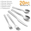 20-Piece Silverware Set, HaWare Stainless Steel Flatware Set for 4,