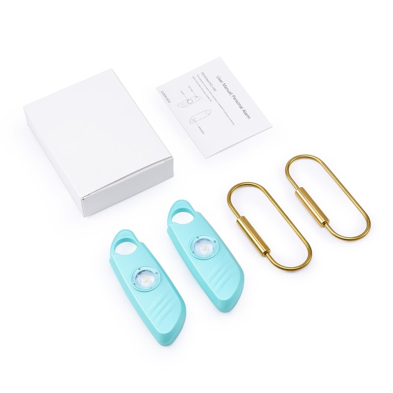 Security Buzzer with LED Light, Security Alarm, Personal Alarm, 140dB