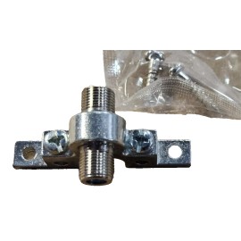 Channel Vision F-Pin Coax Grounding Block CATV HDTV Antenna Satellite Dish Ground