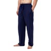 Bintangor Pantalones de pijama para hombre, 100% algodón, cintura elástica,