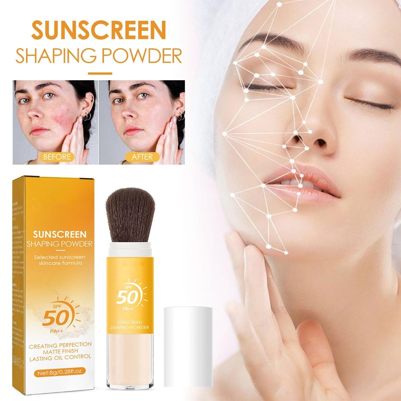 Mineral Sunscreen Setting Powder, SPF 35 PA+++, Translucent, Brush-on, Sunscreen