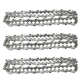 Anxingo 3-Pack 20 Inch Chainsaw Chain, 325" Pitch - .058" Gauge - 76 Drive Link, Replacement for Blue Max 53543 52209 8901 8902
