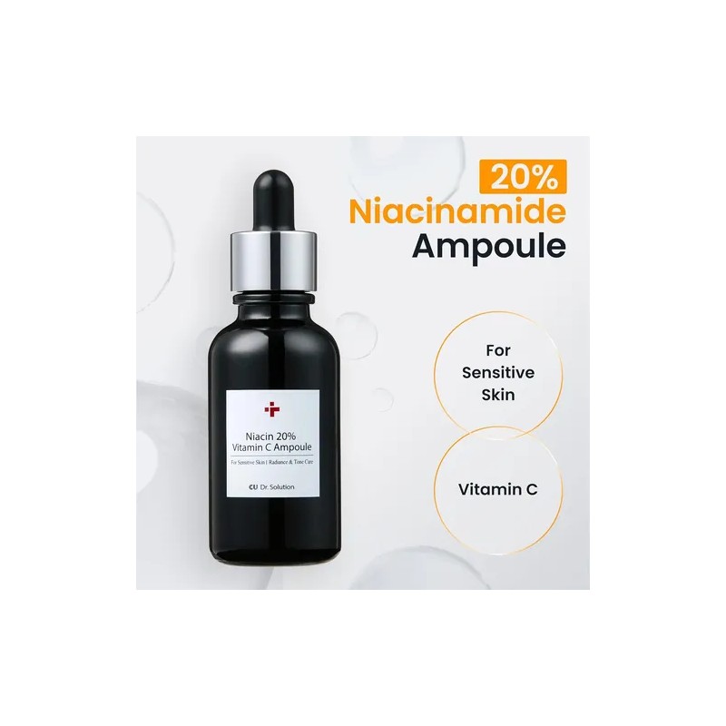 Ampolla Facial Coreana Niacinamida 20% Vita C Cu Dr Solution