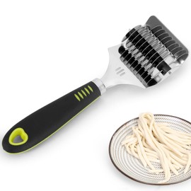 KYUEWRT High Grade Stainless Steel Pasta Roller, Pasta Cutter, Noodle cutter, Non-slip Comfort Handle for Kitchen Cooking Tools