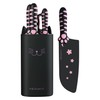 MEOWKIT Cute Kitchen Knife Set,5 pieces Non-Stick Knives with Detachable
