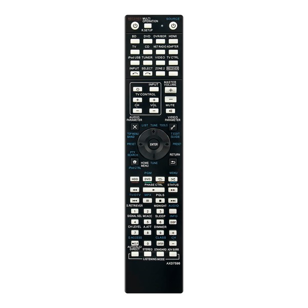 VINABTY AXD7596 VSX 920 Replace Remote Control SUB REMOTE AXD7595