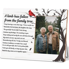 Memorial Picture Frame Gifts for Loss of a Loved One,A Limb Has Fallen from the Family Tree Photo Frame