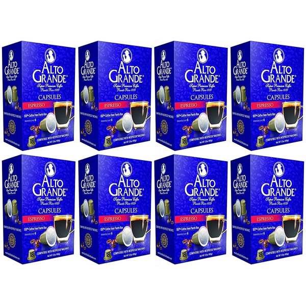 Alto Grande Super Premium Capsules for Nespresso Machines, 100 Percent