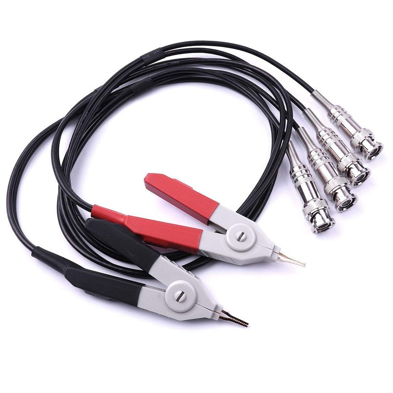 Chiloskit LCR Meter Test Leads Lead Alligator Clip Cable Meter