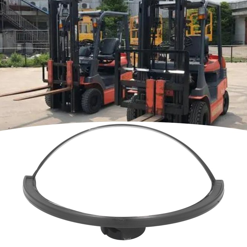Forklift Rearview Mirror Wide Angle Semicircular Convex Adjustable Rear View