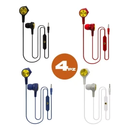 Maíz 4pz Audifonos Alambrico Manos Libre Microfono In Ear Celular