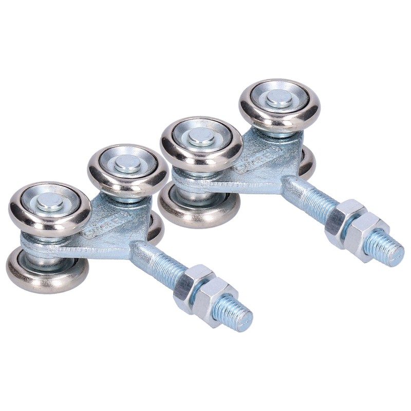 2Pcs Door Hanging Wheel Pulley Roller Glass Door Accessory for