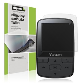 dipos I 4x Matte Screen Protectors for YOTON YM03 MP3 Player, Ultra Thin, Case-Friendly, Fingerprint Compatible