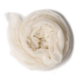 Prettystern Women's 100% Cashmere Feather Light Ring Pashmina Scarf Evening Dress Stole Made of Fine 200 Yarn Cashmere Threads, cream white