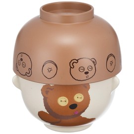 Sunart SAN3337-2 Minions Soup Bowl and Rice Bowl Set, Mini Tim Minions Goods, Movies, Tableware, Present, Made in Japan