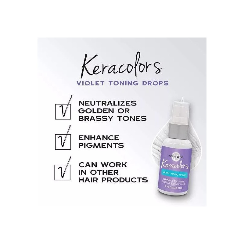 Keratotek Keracolor Gotas Matizantes Para Rubios O Canas
