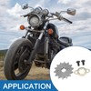 A ABSOPRO Motorcycle Front Motor Pinion 428 Chain 14T 17mm