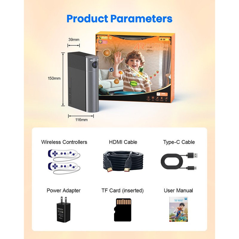 HAPHOM AR Motion Gaming Console for Kids - Active Video