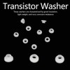 100 Pcs Transistor Washers for Quartz Power Tube, Diode and