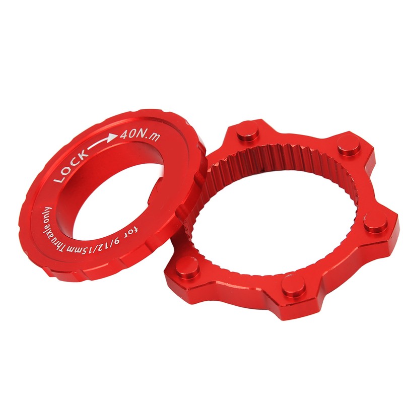 CANSUCC Bike Hub Disc Brake Center Lock Adapter Aluminum Alloy