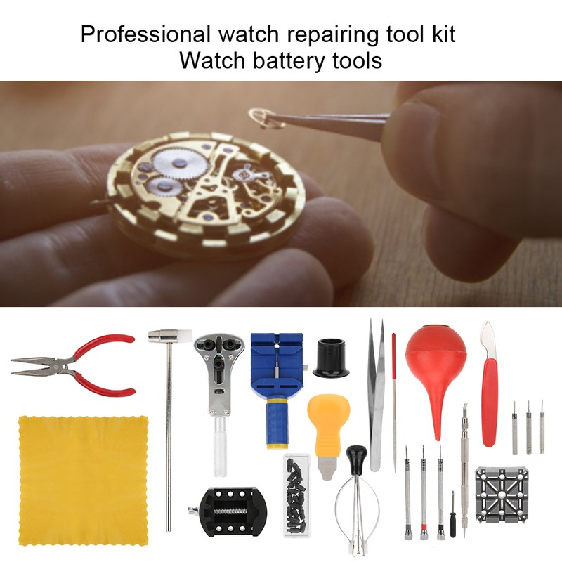 22pcs Watch Repairing Tool Kit Professional Watch Repairing Set for