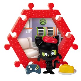 Miraculous Shack Stack Surprise Twin Pack – Plagg & Trixx – 2 Collectible Miraculous Chibi Shacks with 2 Characters and 4 Accessories – Themed Environments to Stack, Display & Play
