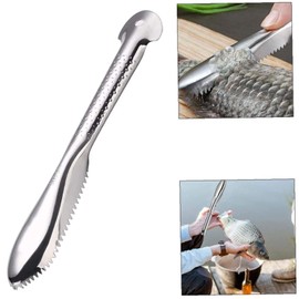 Stainless steel fish scale remover, professional fish scaler fish scaler fish scale remover fish scraper kitchen aid for quick cleaning fish skin for kitchen, restaurant