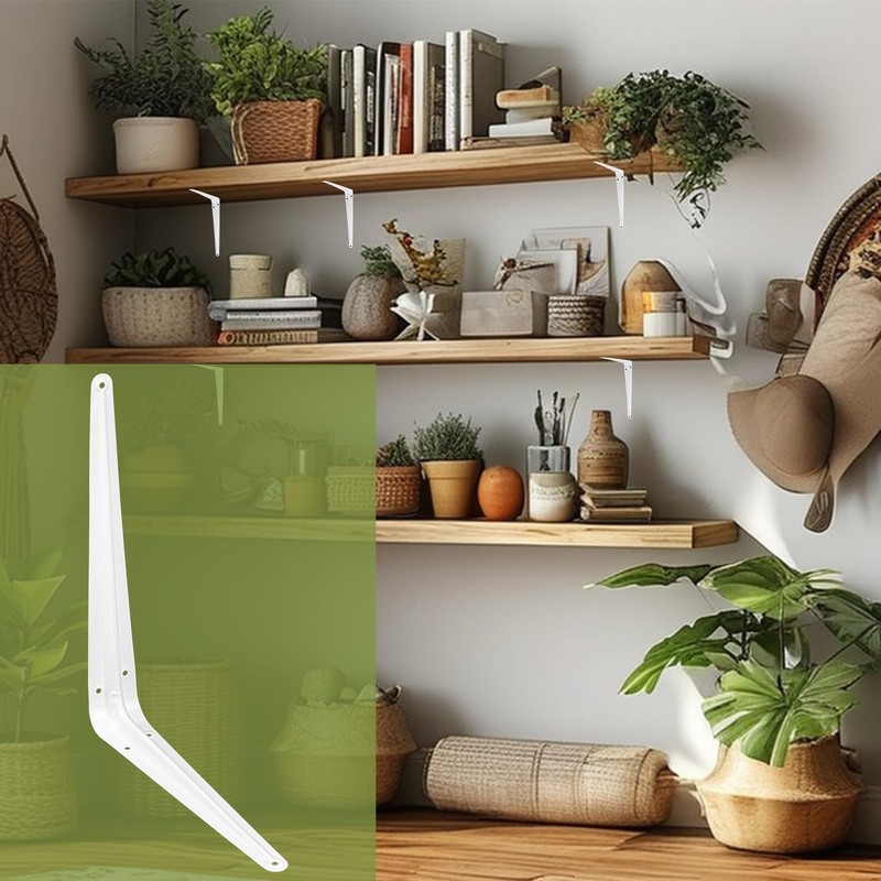 Biugaaufai 24 Pack 10" x 8" Heavy Duty Metal Shelf