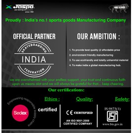 jaspo Heist (31"x 8") Complete Fully Assembled Skateboard, 7 Layer Canadian Maple Concave Skateboard for Boys, Kids, Youth, Adults – Made in India