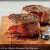 Omaha Steaks Deluxe Gift Package (4 Bacon-Wrapped Filet Mignons, 4