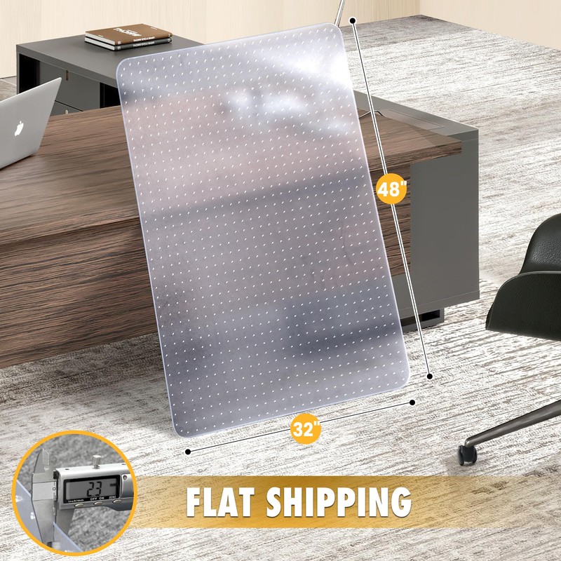 BesWin Office Chair Mat for Carpet, 32" x 48" Heavy