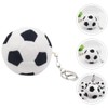 LUOZZY 2 Pcs Plush Soccer Ball Keychain Stuffed Football Keychain