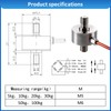 Load Cell with Amplifier Readout Display Sensor Transmitter Test Compression