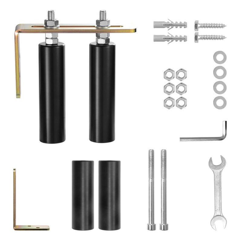 Happybuy Sliding Gate Kit, 6” Rolling Gate Hardware Kit with