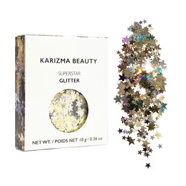 Superstar Chunky Glitter ✮ KARIZMA BEAUTY ✮ Festival Glitter Cosmetic Face Body Hair Nails