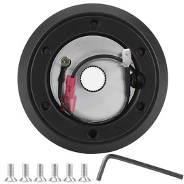 Akozon Steering Wheel Hub Adapter, Double Drilled Car Steering Wheel Short Hub Adapter Kit SRK-120H Fit for TOYOTA MR2 MR-S CELICA SUPRA SCION XB TC