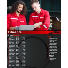 AOTPAT Mass Air Flow Sensor Meter MAF Compatible for:-Nissan Rogue Sentra Quest Versa, for:-Infiniti EX35 FX35 EX37 FX37 FX50 G25 G35 G37 Q70 Q45 M35 for:-Suzuki Equator Replace# 22680-7S000