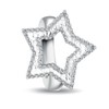 CHAMOON® Women's Star Charm Pendant 925 Sterling Silver Leather Bracelet,